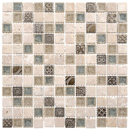 Andova Tiles SAMPLE Exploration Egypt 1 x 1 Natural Stone Mosaic Tile ANDEXPG358-SAMPLE